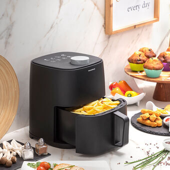 Airfryer InnovaGoods Fryinn Lite 2000 Musta 1200 W 2 L