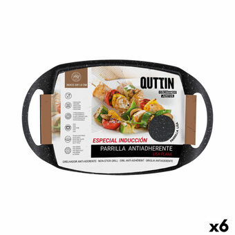 Litteä grillilautanen Quttin 36 x 22,5 x 1,6 cm (6 osaa)