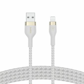 USB - Lightning kaapeli Belkin CAA010BT1MWH Valkoinen 1 m