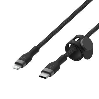 USB-C - Lightning kaapeli Belkin CAA011BT2MBK Musta 2 m