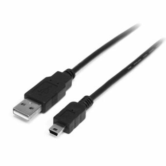 Kaapeli Micro USB Startech USB2HABM2M           USB A Mini USB B Musta