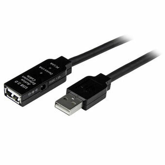 USB-Kaapeli Startech USB2AAEXT 5 m Musta