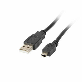 USB - Mini USB kaapeli Lanberg CA-USBK-10CC-0018-BK Musta 1,8 m