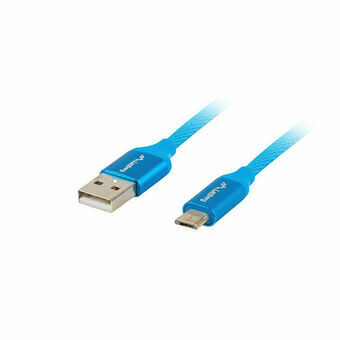 USB-kaapeli - micro-USB Lanberg CA-USBM-20CU-0010-BL 1 m Sininen