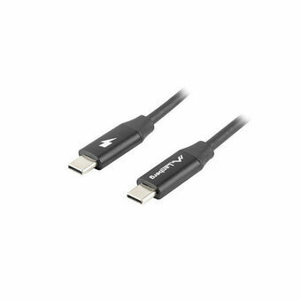 Kaapeli USB C Lanberg CA-CMCM-40CU-0010-BK 1 m Musta