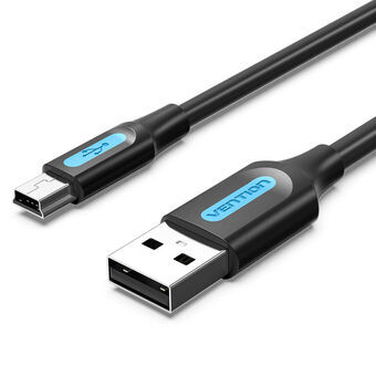 USB-Kaapeli Vention COMBI 3 m Musta (1 osaa)