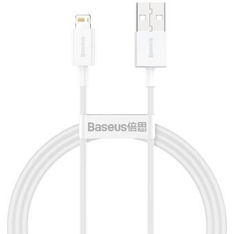 USB - Lightning kaapeli Baseus CALYS-A02 Valkoinen 1 m