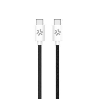 USB-C-Kaapeli Celly USBCUSBCCOTTBK Musta 1,5 m