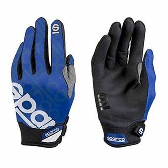 Men\'s Driving Gloves Sparco MECA 3 Sininen Koko L