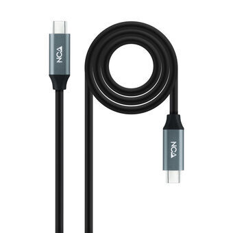 USB-C-Kaapeli NANOCABLE 10.01.4302 Musta 2 m (1 osaa)