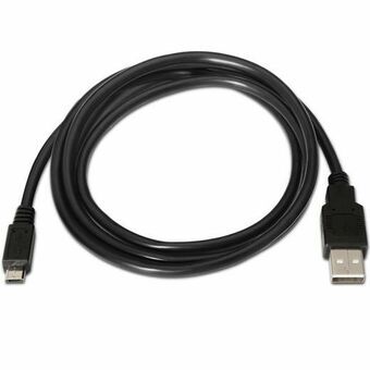 USB-kaapeli - micro-USB Aisens A101-0028 Musta 1,8 m