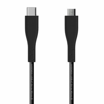 USB-C-Kaapeli Aisens A107-0349 Musta 1 m (1 osaa)