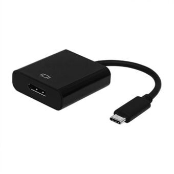 USB C - DisplayPort Adapteri Aisens A109-0345 Musta 15 cm 4K Ultra HD