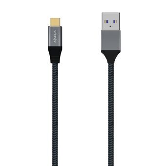 USB-C-Kaapeli Aisens A107-0631 1 m Harmaa (1 osaa)