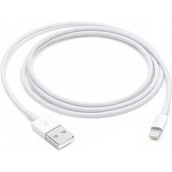 USB - Lightning kaapeli Apple MUQW3ZM/A Valkoinen 1 m (1 osaa)