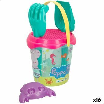 Rantalelusetti Peppa Pig Ø 18 cm (16 osaa)