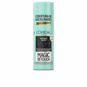 Korjaussuihke hiusjuurten tilapäiseen korjaukseen L\'Oréal Paris Magic Retouch Musta 75 ml