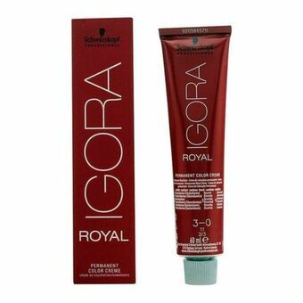 Pysyvä väriaine Igora Royal Schwarzkopf 3-0 (60 ml)