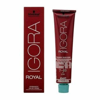 Pysyvä väriaine Igora Royal Schwarzkopf Igora Royal 7-00 Nº 7-00 Nº 9.0-rubio muy claro Nº 8.0-rubio claro 60 ml