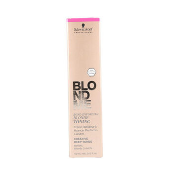 Pysyvä väriaine Blondme Toning Intense Schwarzkopf Lämmin kastanjanruskea (60 ml)