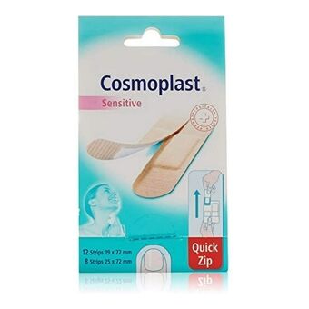 Laastarit Sensitive Cosmoplast (20 uds)