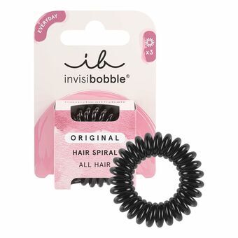 Kumihiuslenkit Invisibobble Original Musta (3 osaa)