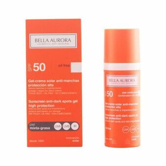 Maksaläiskiä ehkäisevä aurinkovoide Spf 50 Bella Aurora 3113