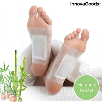 Detox Jalkapohjalaastarit Bamboo InnovaGoods 10 osaa