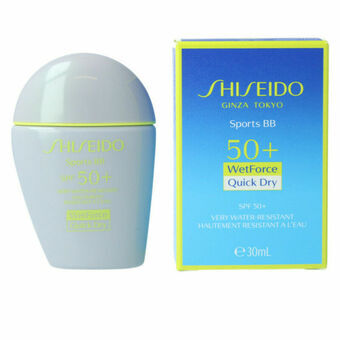 Pohjameikkivoide Sports BB Shiseido SPf 50+ Very Dark Beige Spf 50 (30 ml)