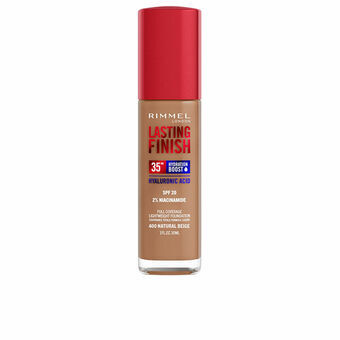 Nestemäinen meikin pohjustusaine Rimmel London Lasting Finish Nº 400 Natural Beige Spf 20 30 ml