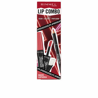 Meikkisetti Rimmel London Lip Combo 3 Kappaletta Mauve Euphoria