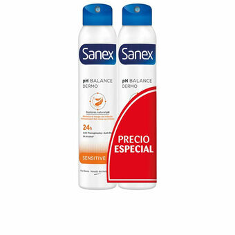 Suihkedeodorantti Sanex Sensitive 2 osaa 200 ml