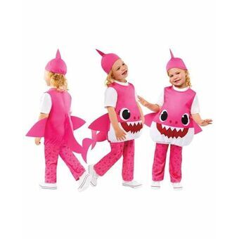 Lasten asut Baby Shark Pinkki 3 Kappaletta