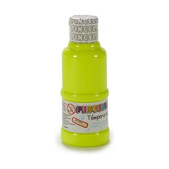 Tempera Neon Keltainen 120 ml (12 osaa)