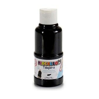 Tempera Musta (120 ml) (12 osaa)