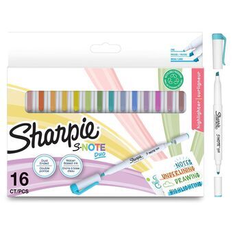 Tussisetti Sharpie S-Note Duo Double 16 Kappaletta