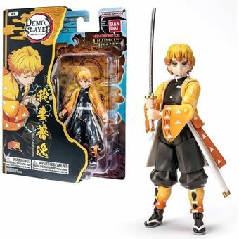 Figuuri, jossa liikkuvat raajat Bandai Demon Slayer Zenitsu Agatsuma