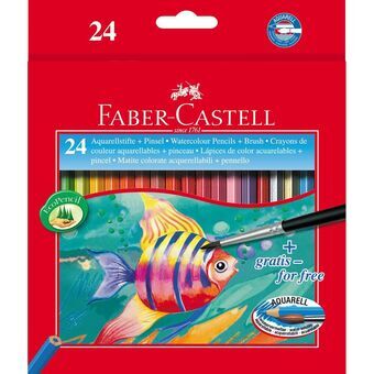 Vesivärikynät Faber-Castell 114425 Monivärinen 24 Kappaletta