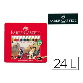 Lyijykynä Faber-Castell 115824 Punainen 24