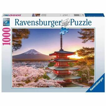 Palapeli Ravensburger 17090 Mount Fuji Cherry Blossom View 1000 Kappaletta