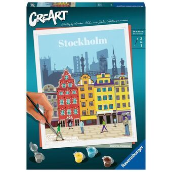 Maalaus numeroiden mukaan -sarja Ravensburger Stockholm