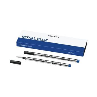 Kuulakärkikynän täyttö Montblanc ROYAL  BLUE Sininen (2 osaa)