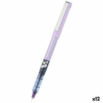 Täytekynä Pilot V-5 Hi-Tecpoint Violetti 0,3 mm (12 osaa)