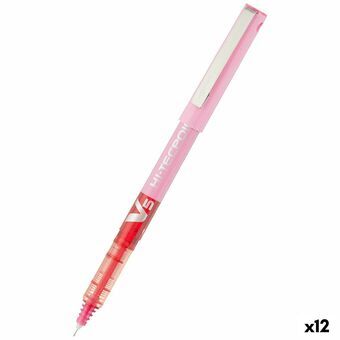 Täytekynä Pilot V-5 Hi-Tecpoint Pinkki 0,3 mm (12 osaa)