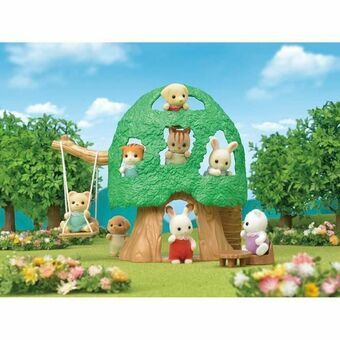 Toimintahahmot Sylvanian Families The Hut and Baby Ecureuil Roux