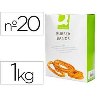 Elastiset nauhat Q-Connect KF14689 Ruskea