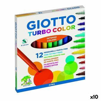 Tussisetti Giotto Turbo Color Monivärinen (10 osaa)