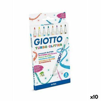 Tussisetti Giotto Turbo Glitter Monivärinen (10 osaa)