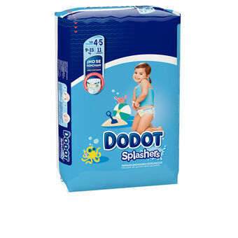 Kertakäyttövaipat Dodot Splashers 4-5 9-15 kg (11 Osaa)