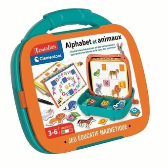 Lautapeli Clementoni Magnetic Letters & Animals Case (FR)